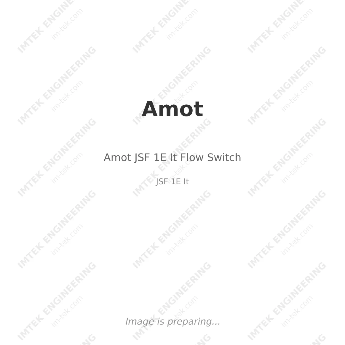 Amot Amot JSF 1E It Flow Switch - JSF 1E It