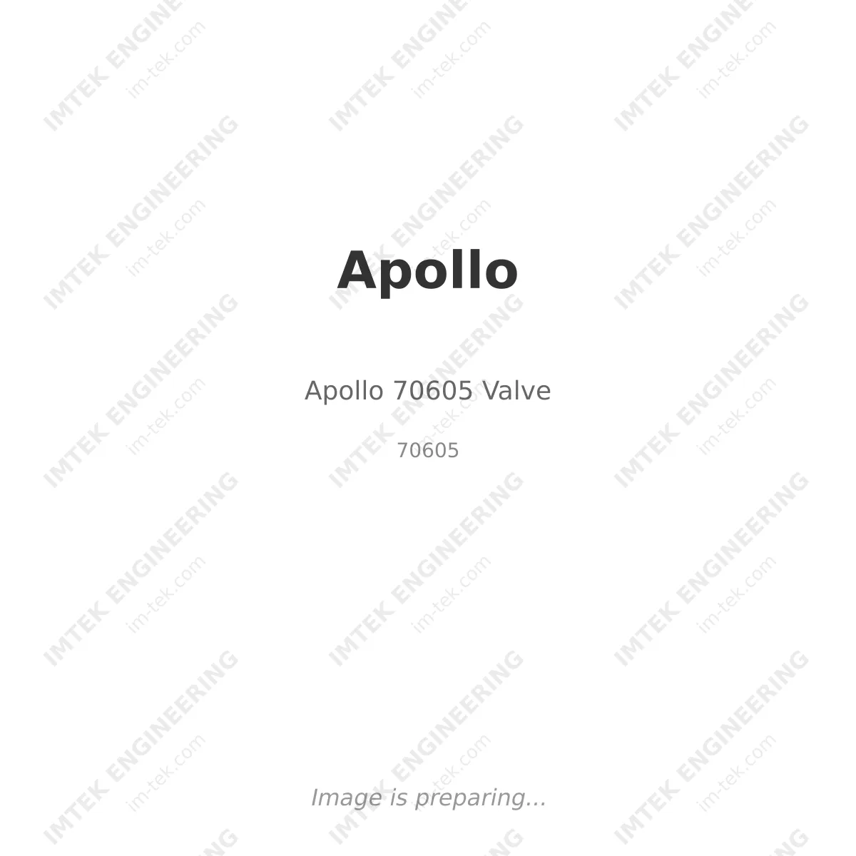 Apollo Apollo 70605 Valve - 70605