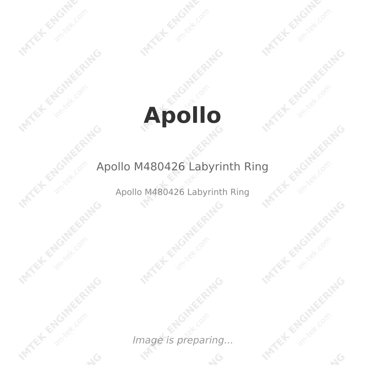 Apollo Apollo M480426 Labyrinth Ring - Apollo M480426  Labyrinth Ring