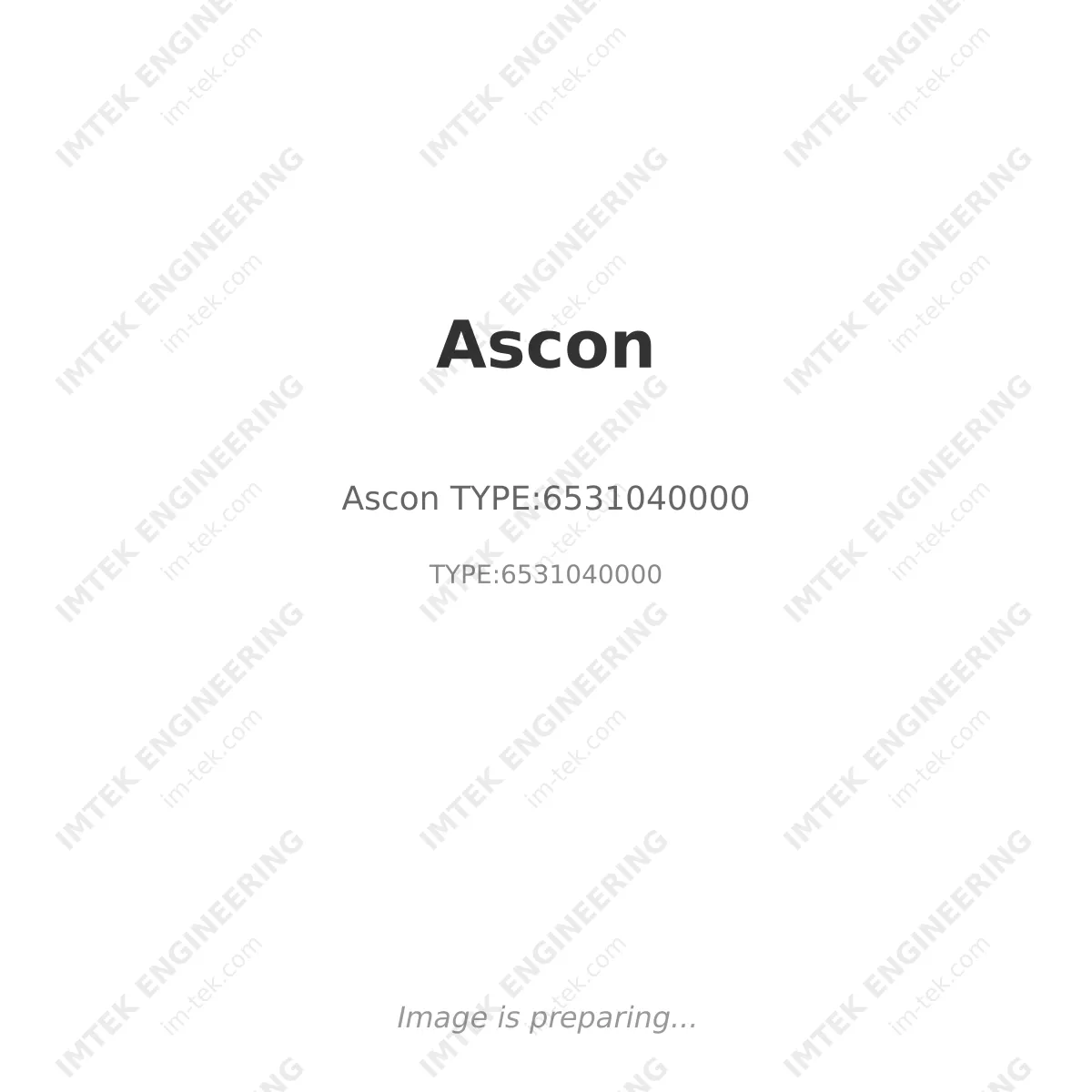 Ascon Ascon TYPE:6531040000 - TYPE:6531040000