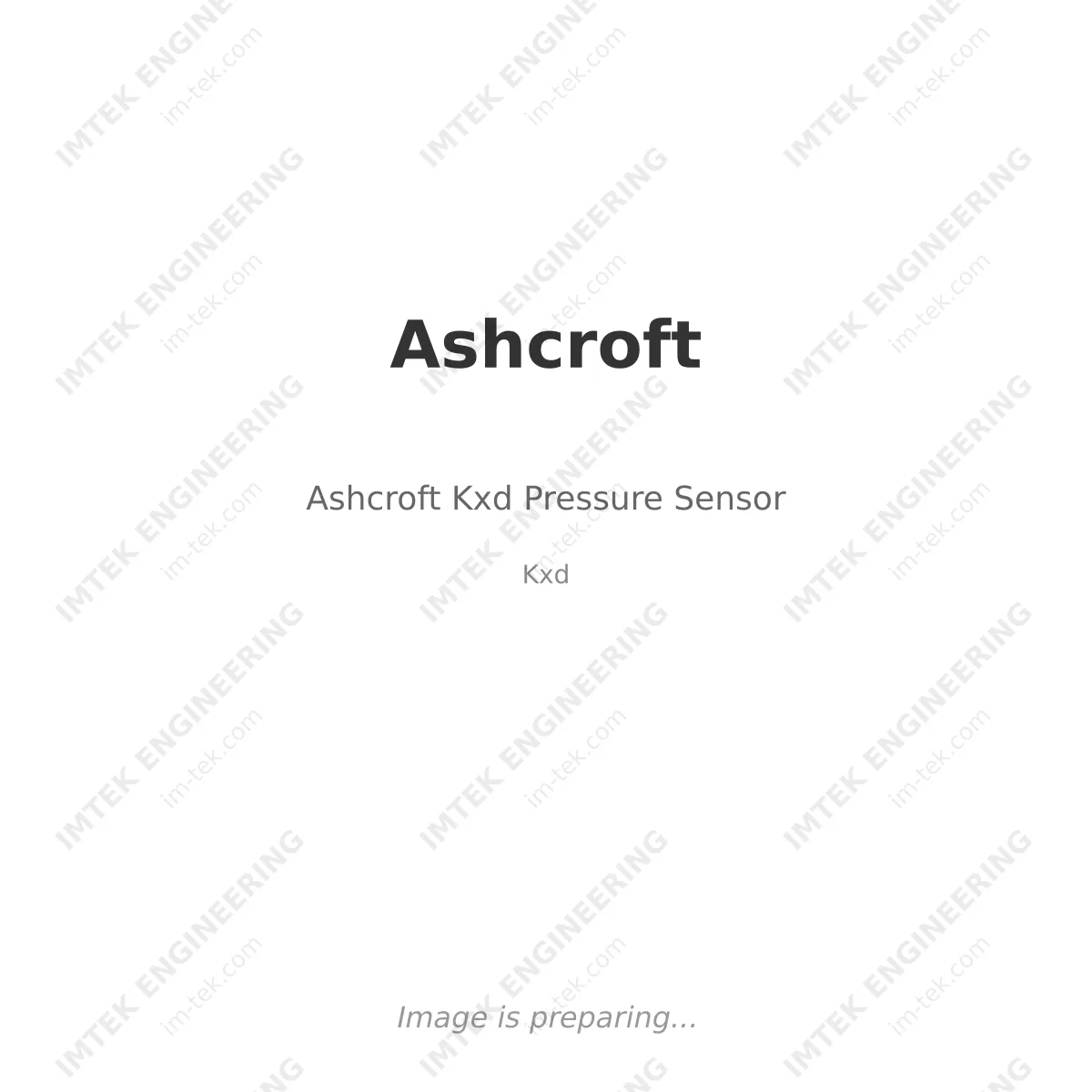Ashcroft Ashcroft Kxd Pressure Sensor - Kxd