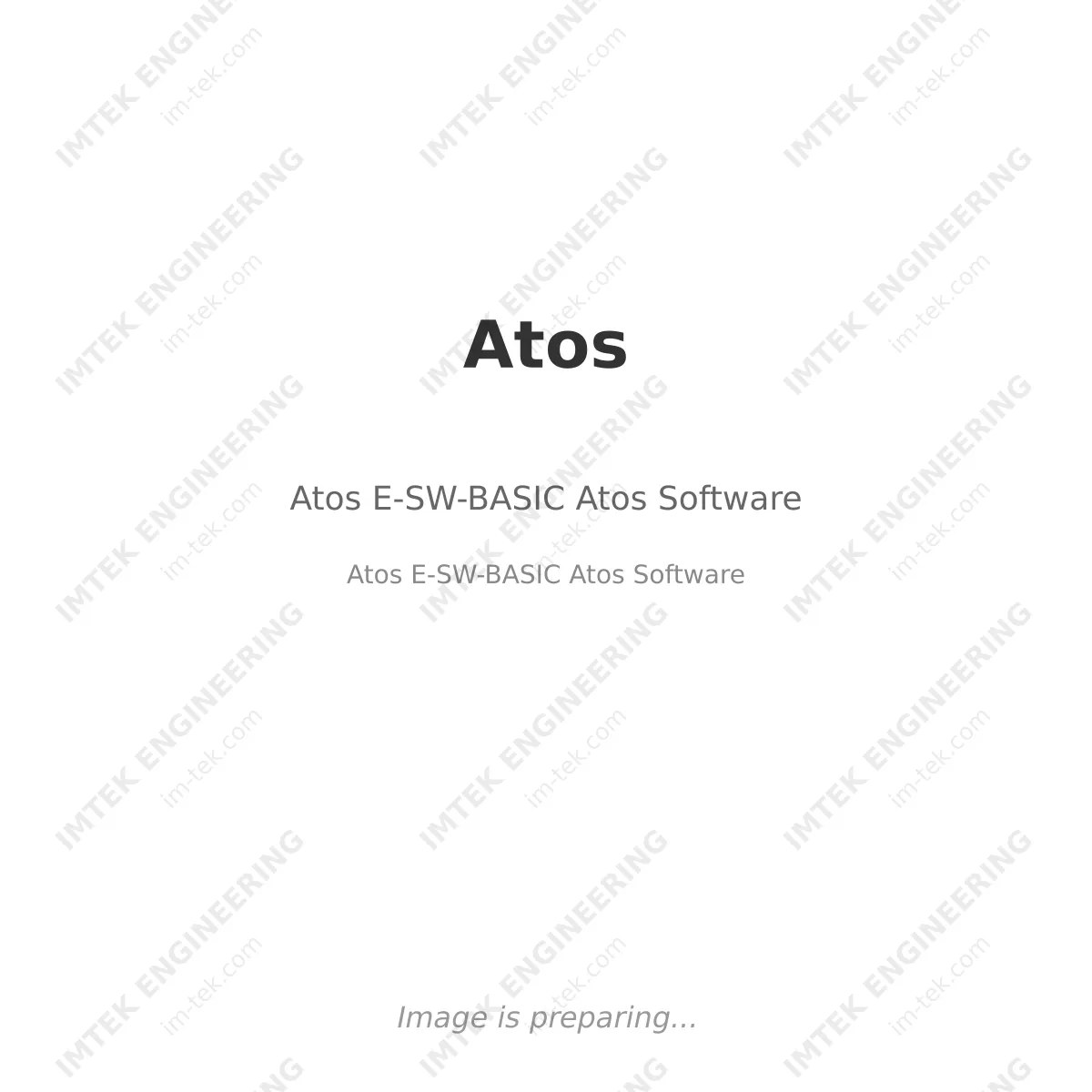 Atos Atos E-SW-BASIC Atos Software - Atos E-SW-BASIC Atos Software