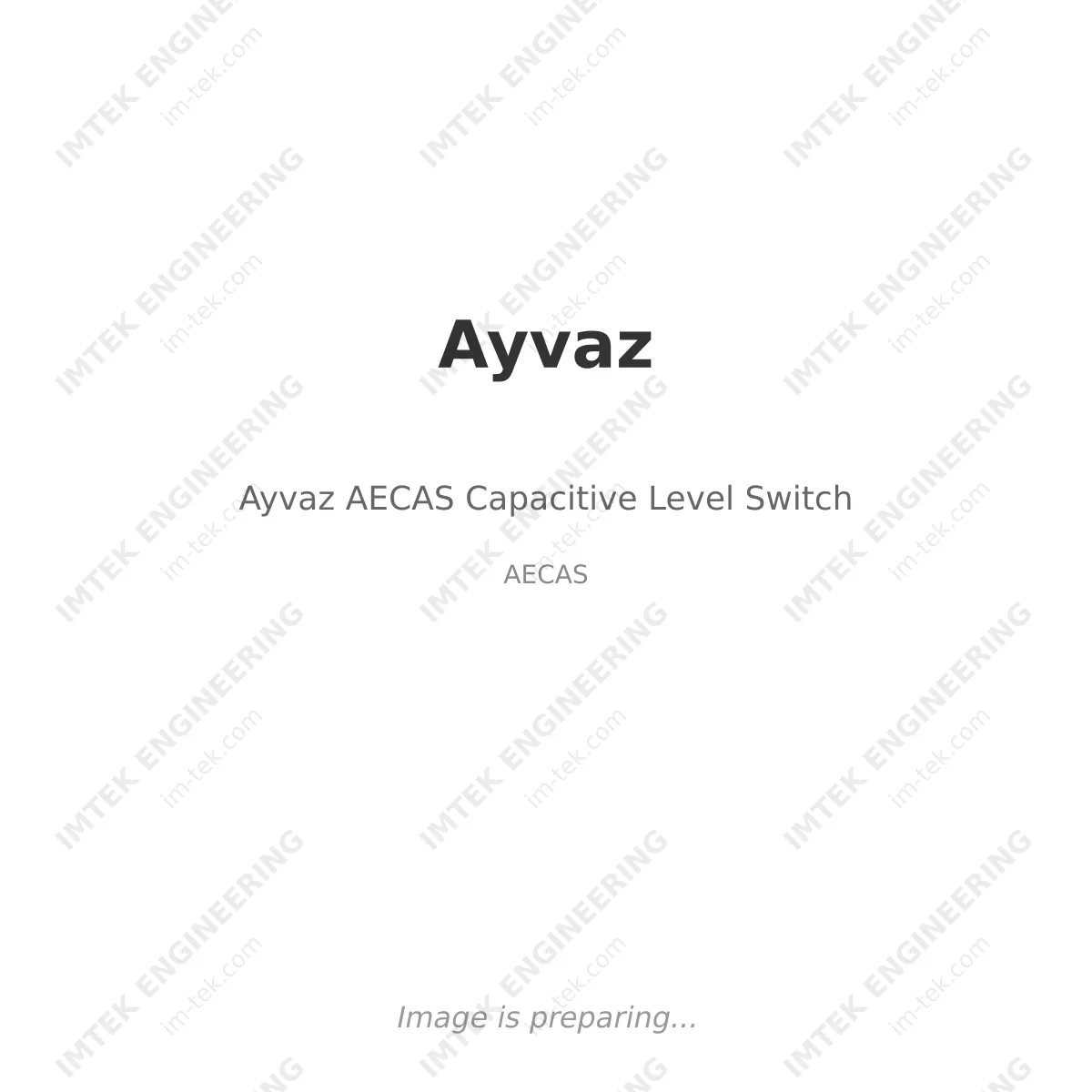 Ayvaz Ayvaz AECAS Capacitive Level Switch - AECAS