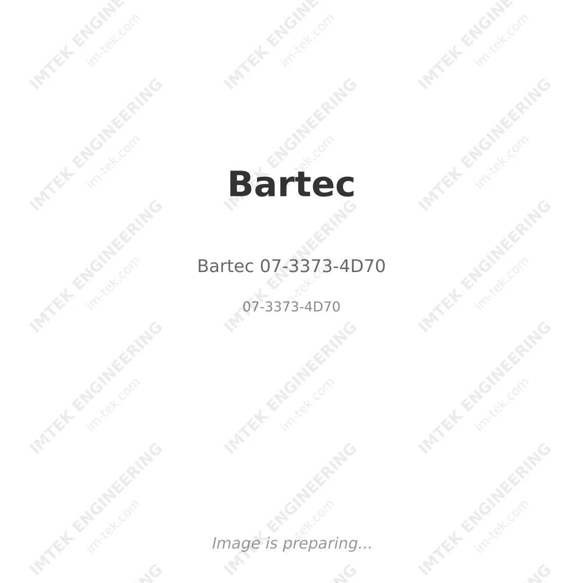 Bartec Bartec 07-3373-4D70 - 07-3373-4D70