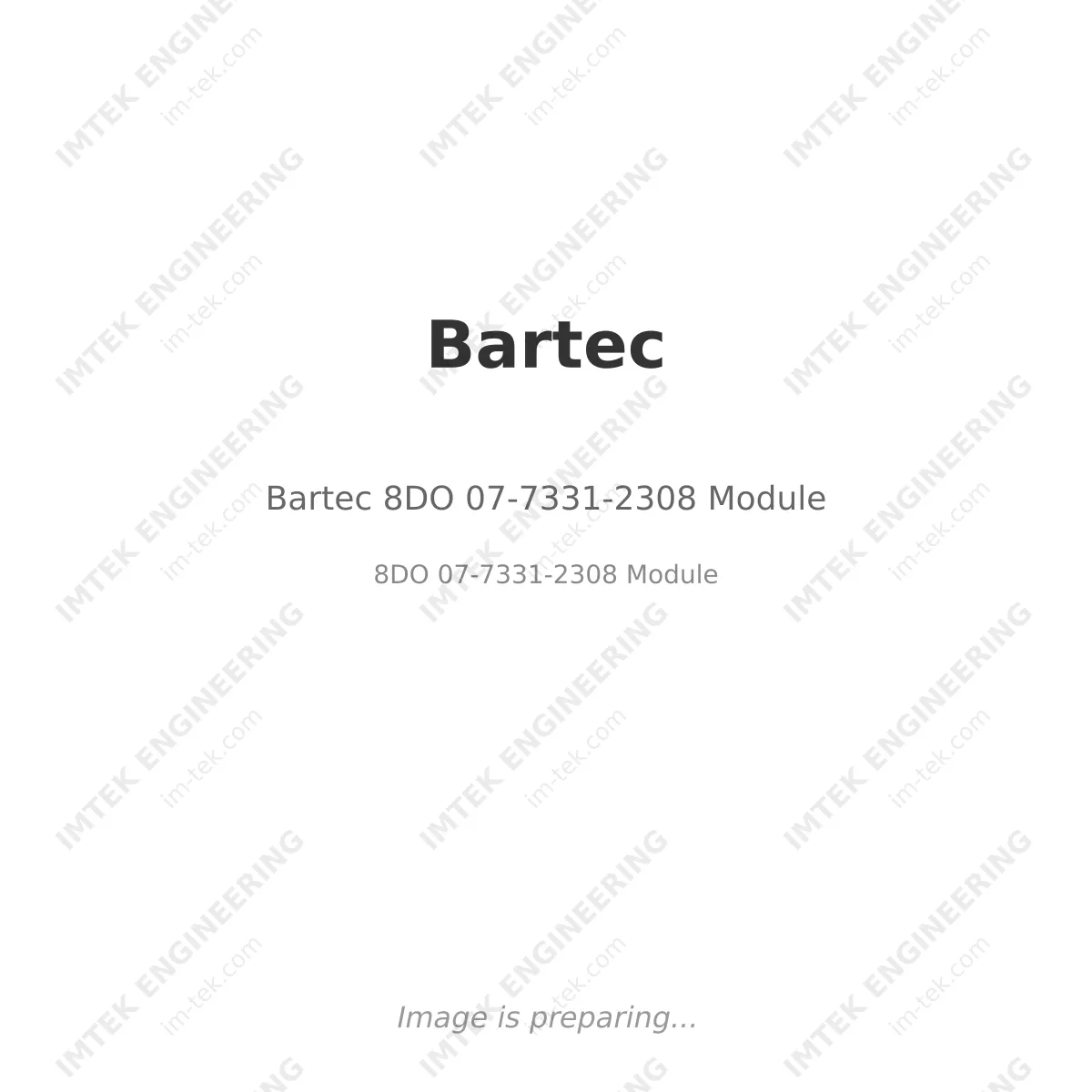 Bartec Bartec 8DO 07-7331-2308 Module - 8DO 07-7331-2308 Module