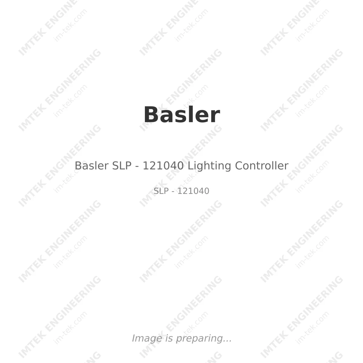 Basler Basler SLP - 121040 Lighting Controller - SLP - 121040