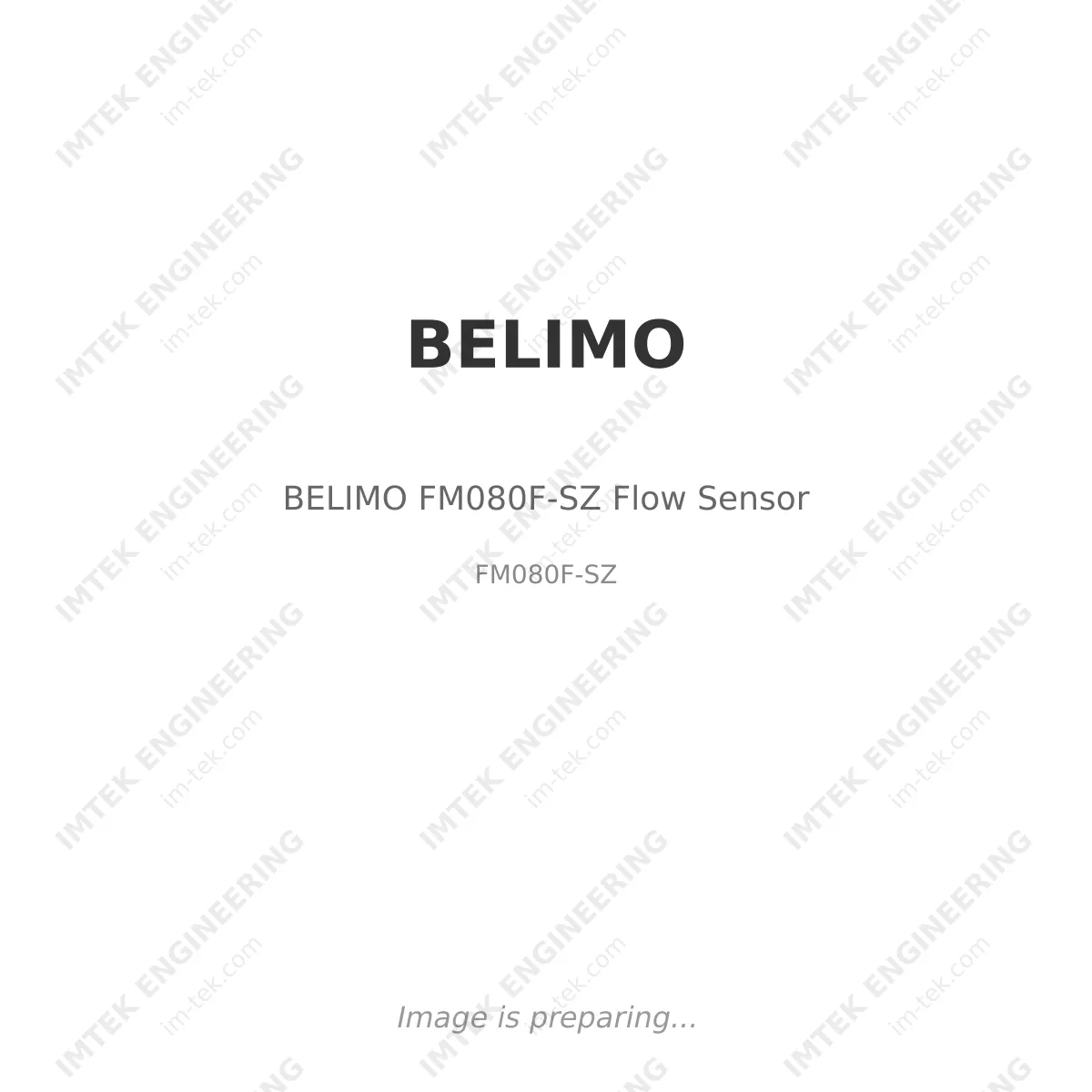 BELIMO BELIMO FM080F-SZ Flow Sensor - FM080F-SZ