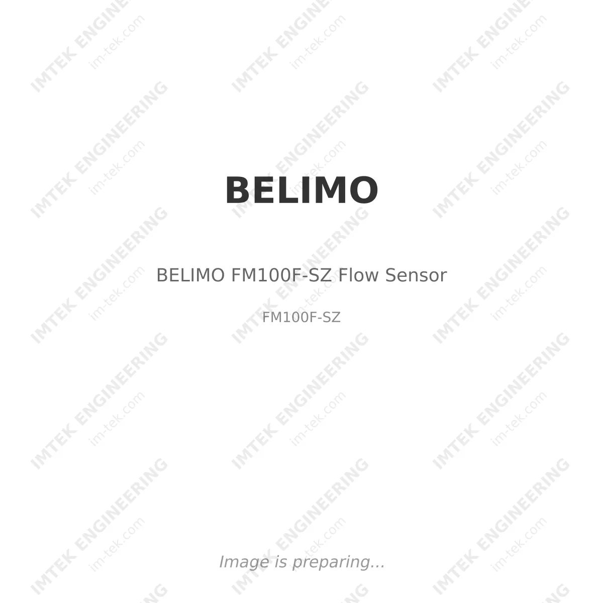 BELIMO BELIMO FM100F-SZ Flow Sensor - FM100F-SZ
