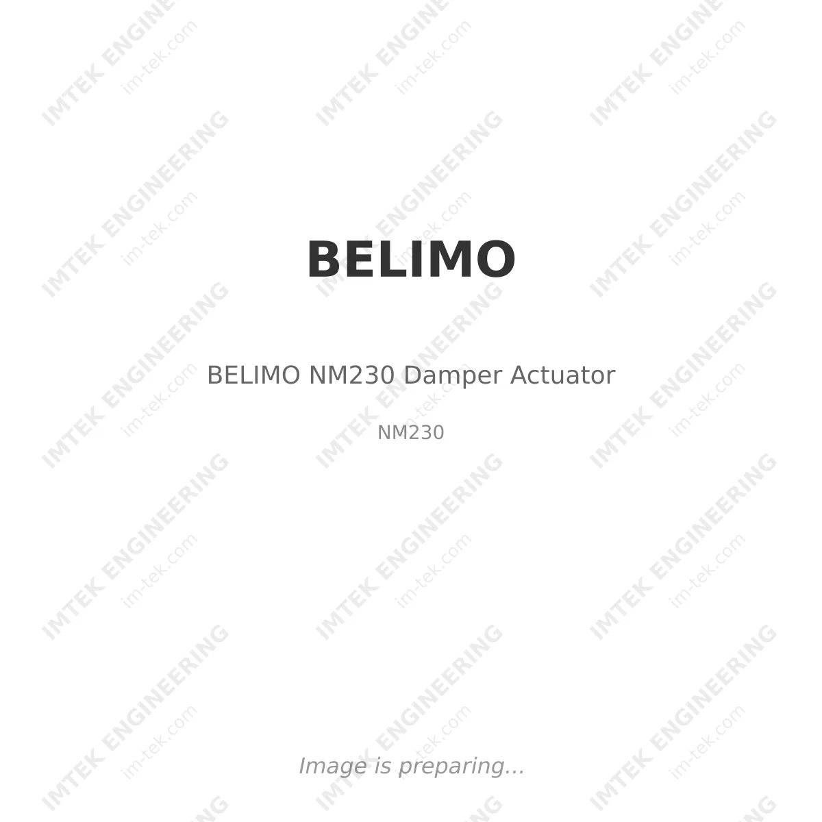 BELIMO BELIMO NM230 Damper Actuator - NM230