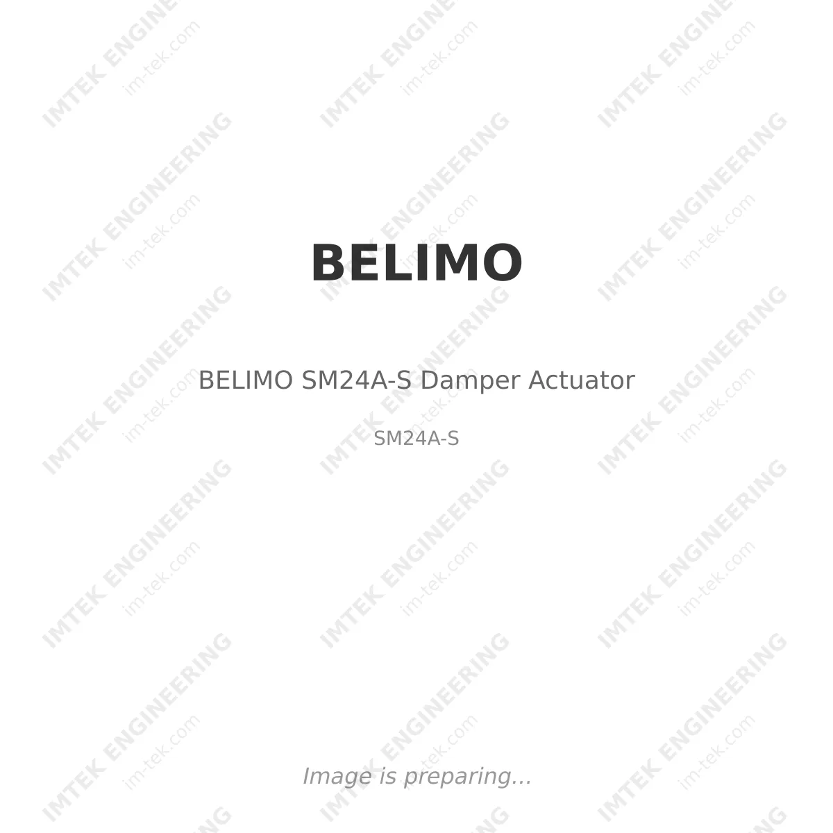 BELIMO BELIMO SM24A-S Damper Actuator - SM24A-S