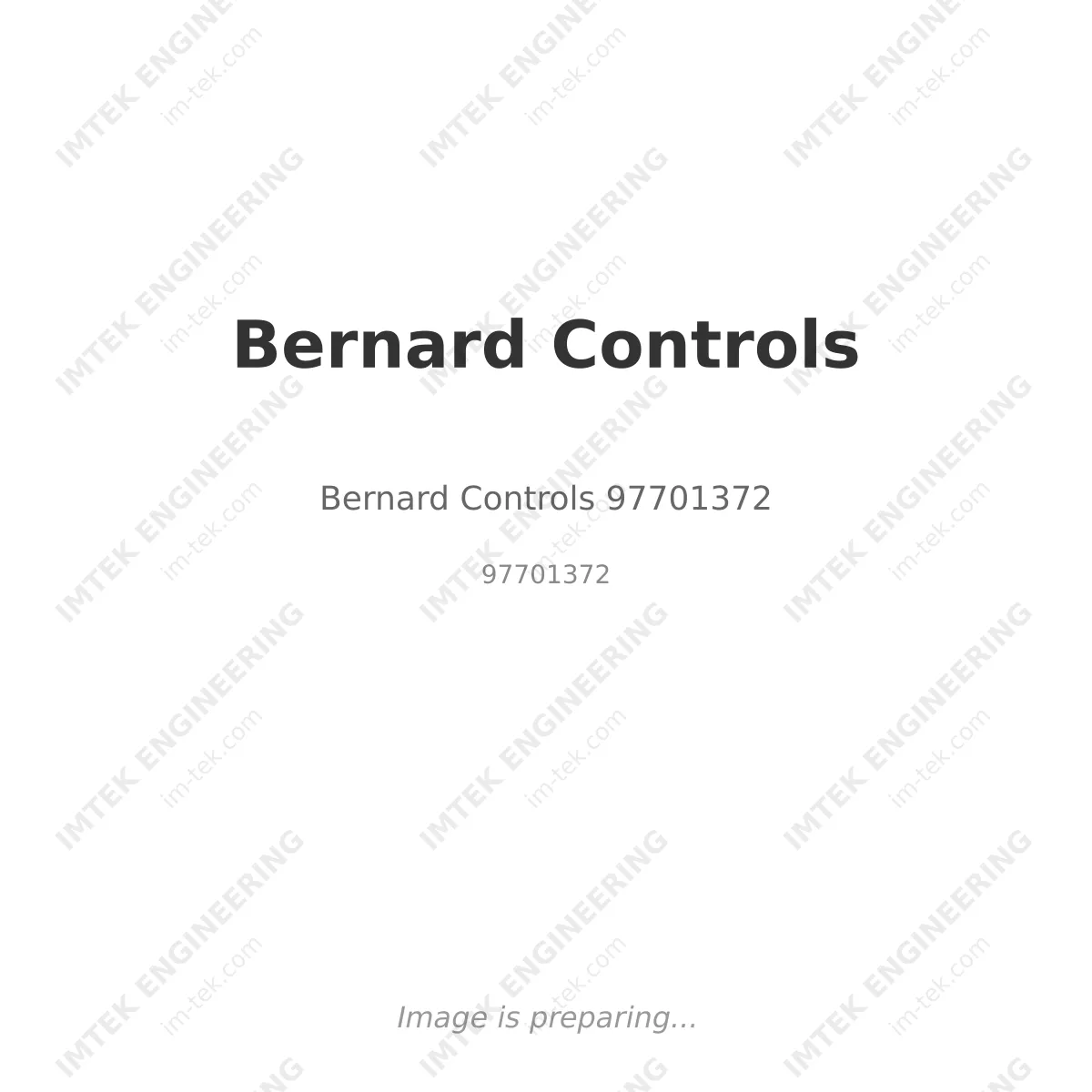 Bernard Controls Bernard Controls 97701372 - 97701372