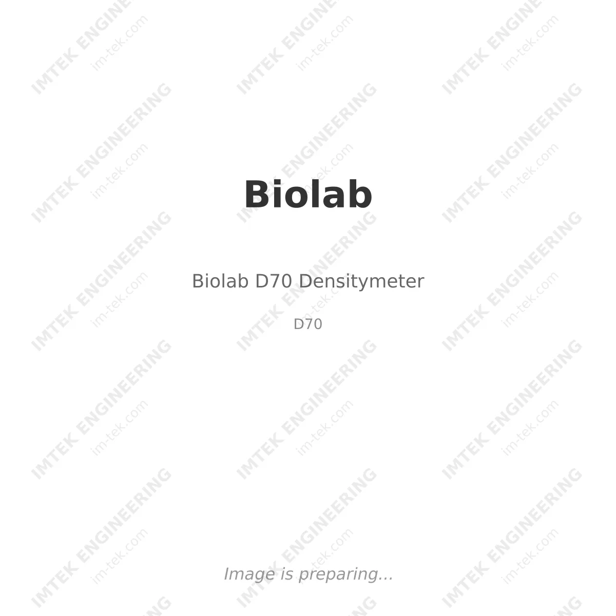 Biolab Biolab D70 Densitymeter - D70