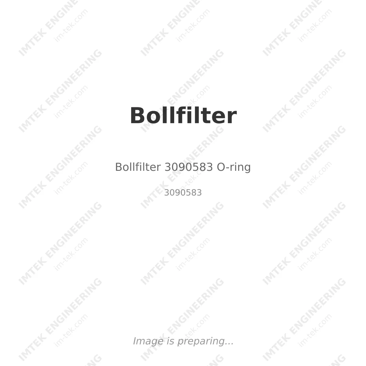 Bollfilter Bollfilter 3090583 O-ring - 3090583