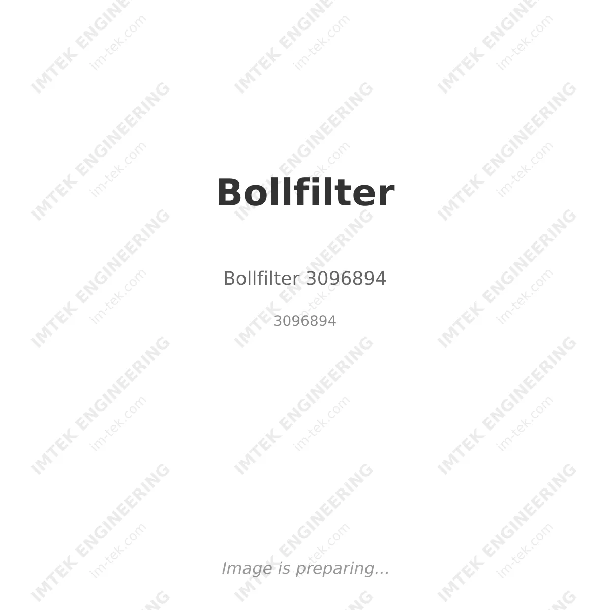 Bollfilter Bollfilter 3096894 - 3096894