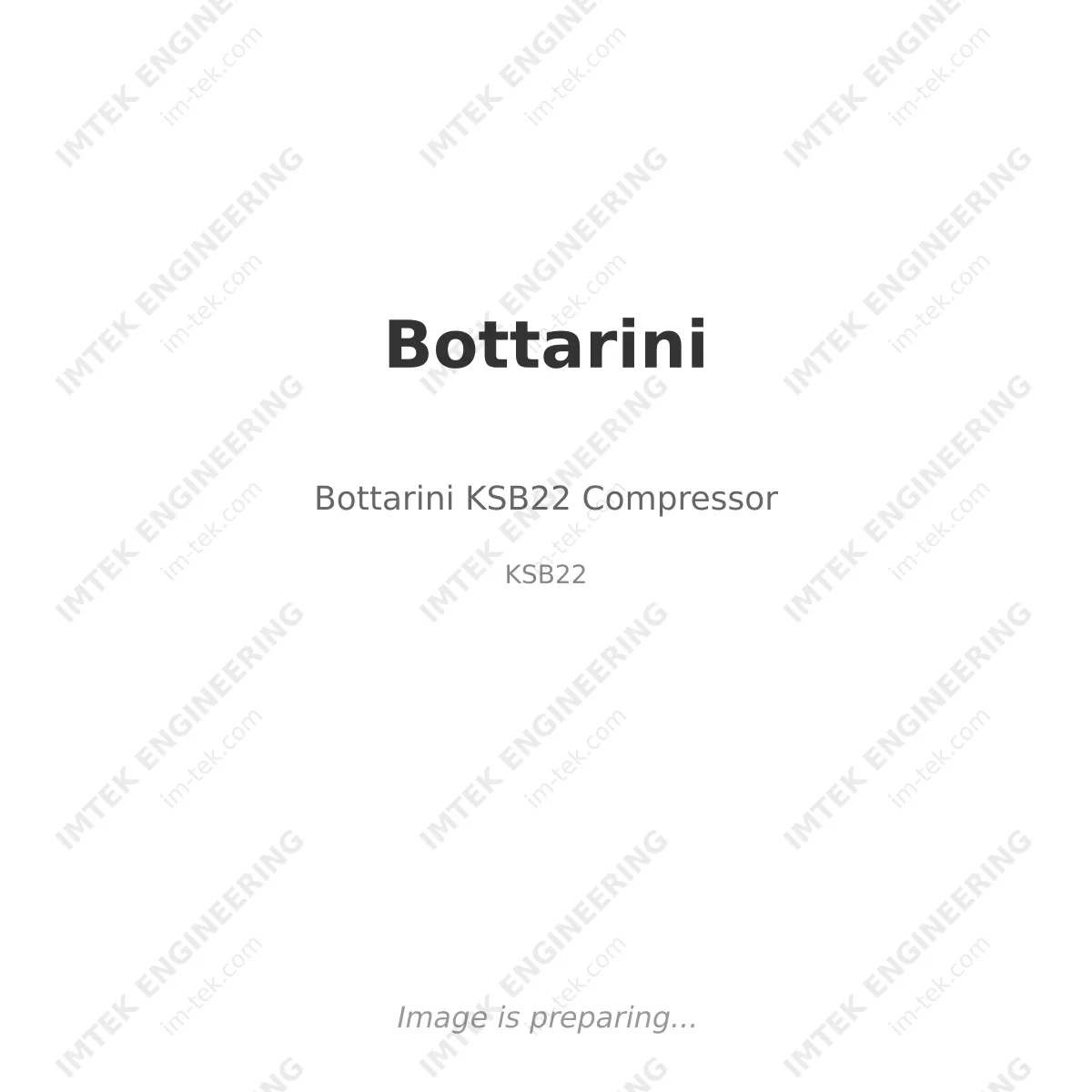 Bottarini Bottarini KSB22 Compressor - KSB22