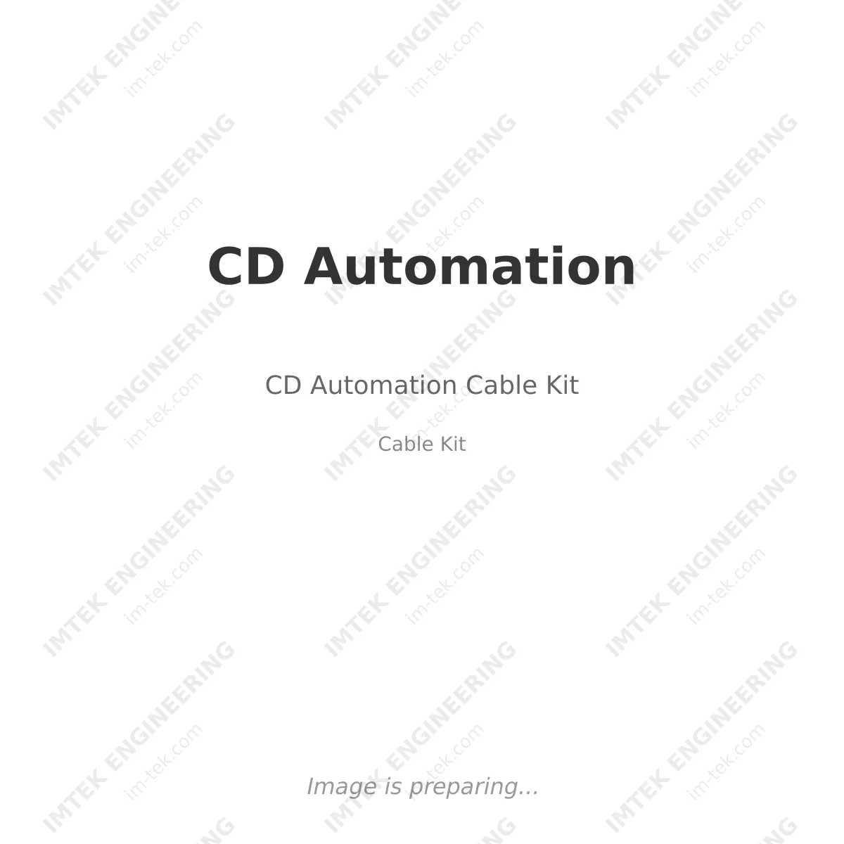 CD Automation CD Automation Cable Kit - Cable Kit