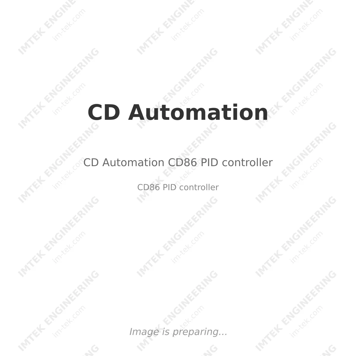 CD Automation CD Automation CD86 PID controller - CD86 PID controller