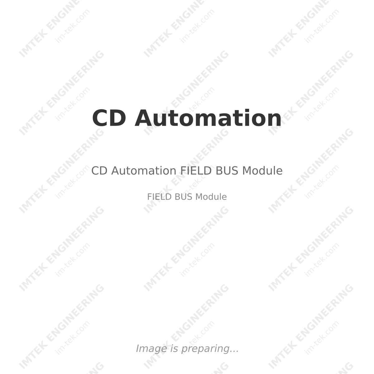 CD Automation CD Automation FIELD BUS Module - FIELD BUS Module