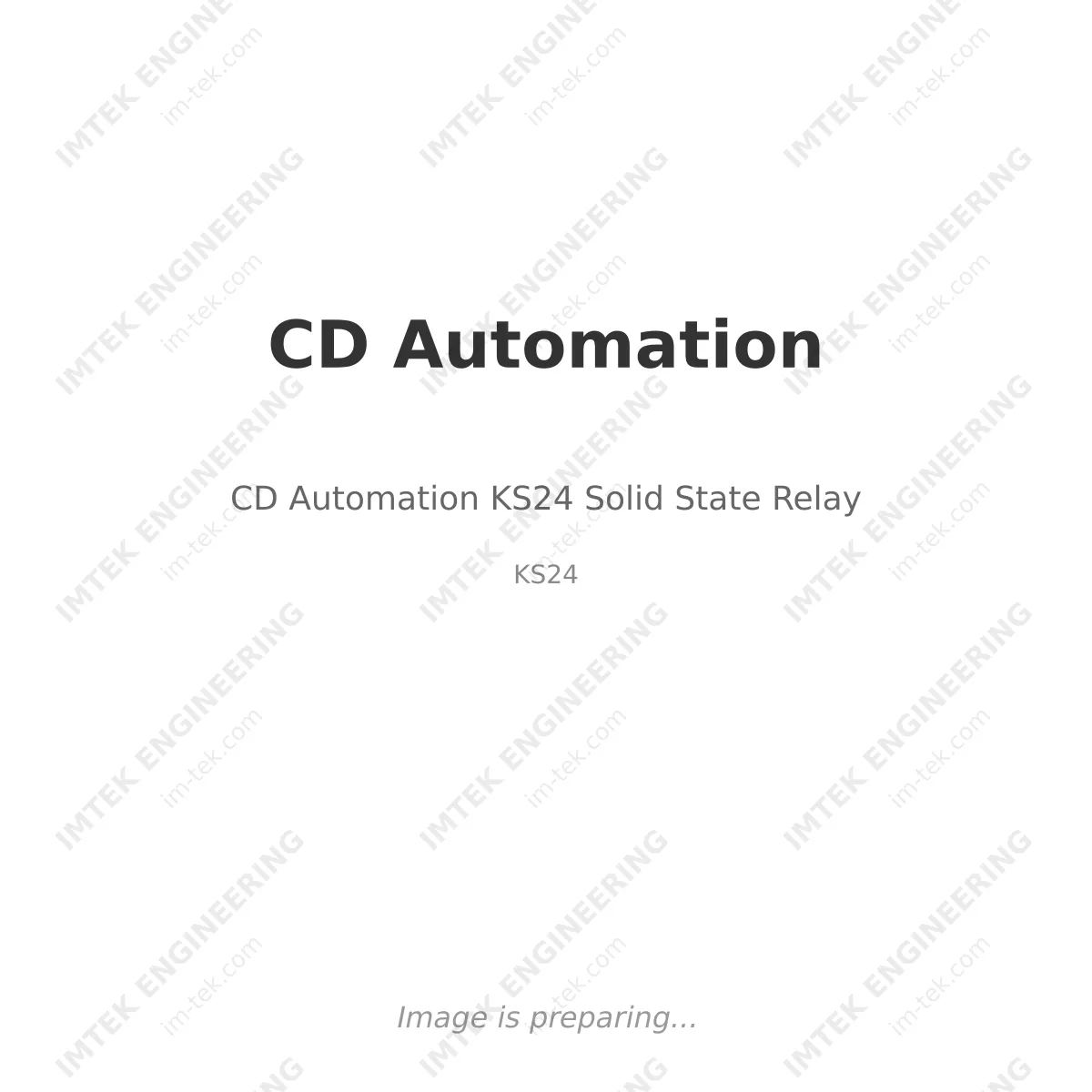 CD Automation CD Automation KS24 Solid State Relay - KS24