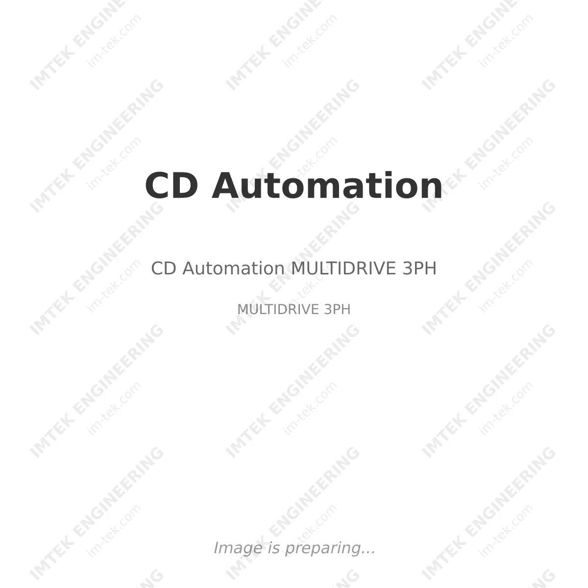 CD Automation CD Automation MULTIDRIVE 3PH - MULTIDRIVE 3PH
