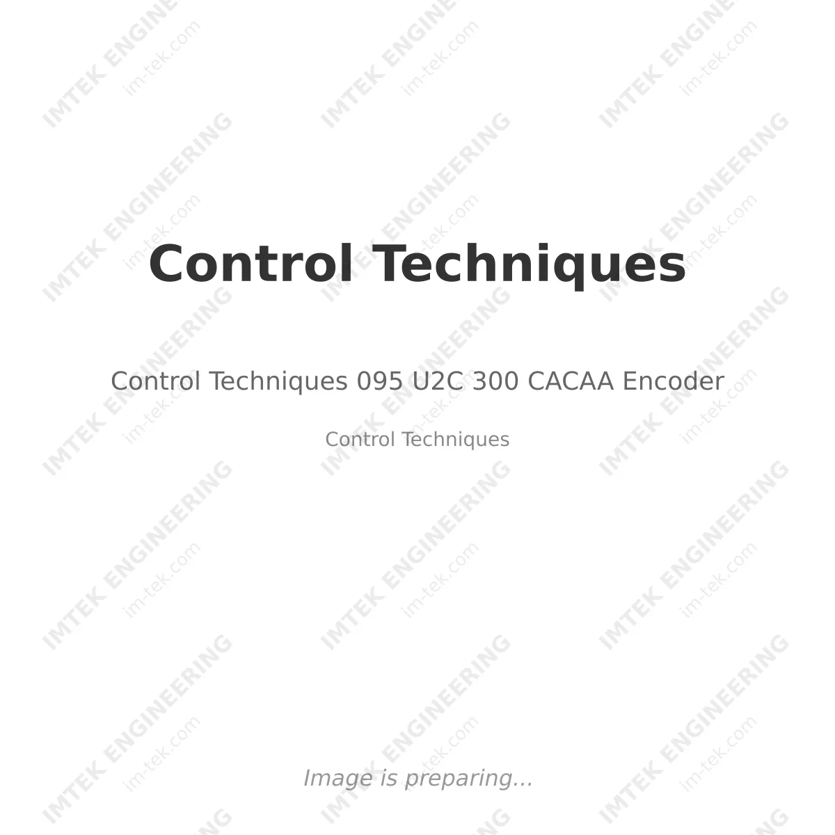 Control Techniques Control Techniques 095 U2C 300 CACAA Encoder - Control Techniques