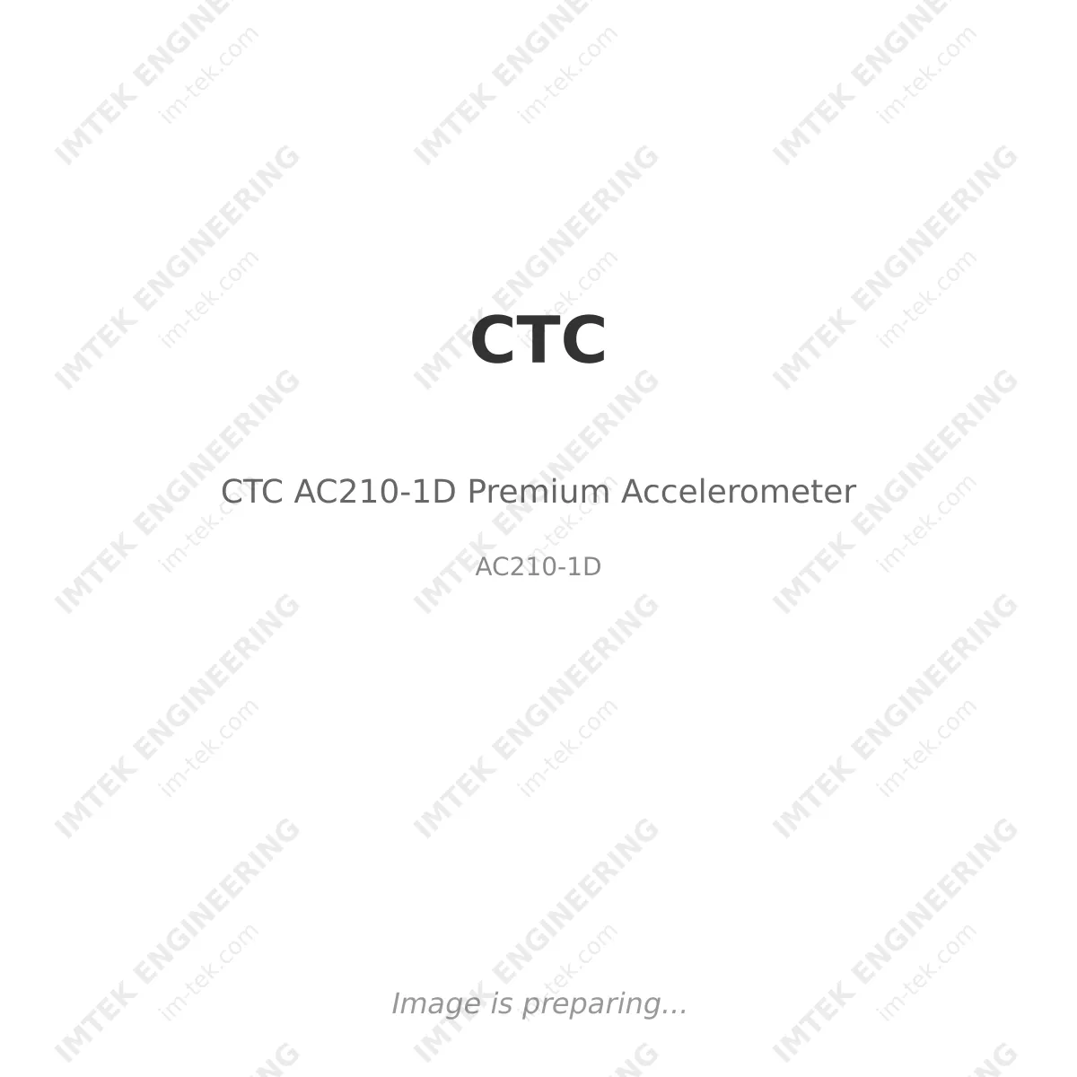 CTC CTC AC210-1D Premium Accelerometer - AC210-1D