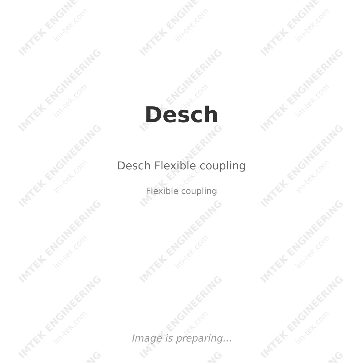 Desch Desch Flexible coupling - Flexible coupling