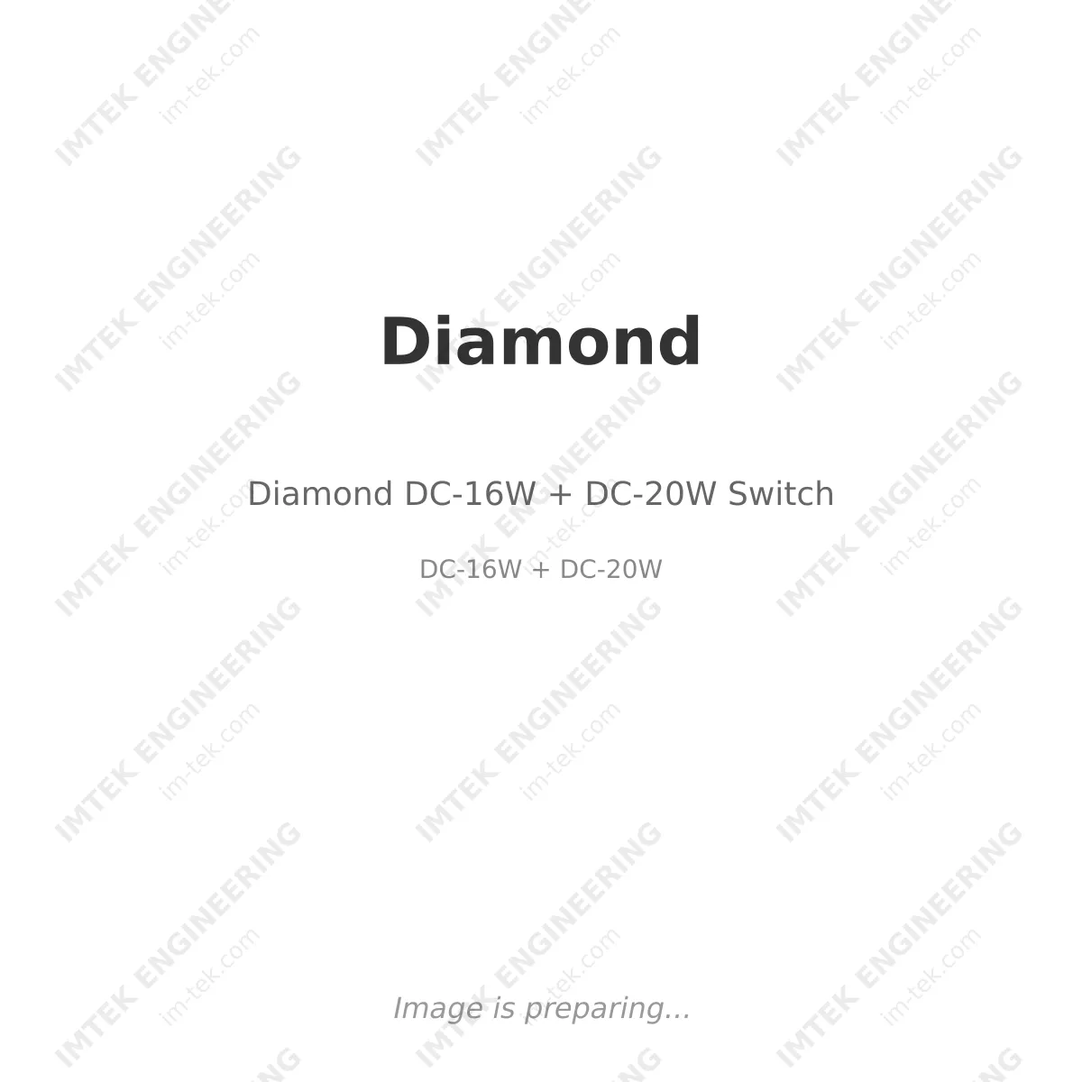 Diamond Diamond DC-16W + DC-20W Switch - DC-16W + DC-20W