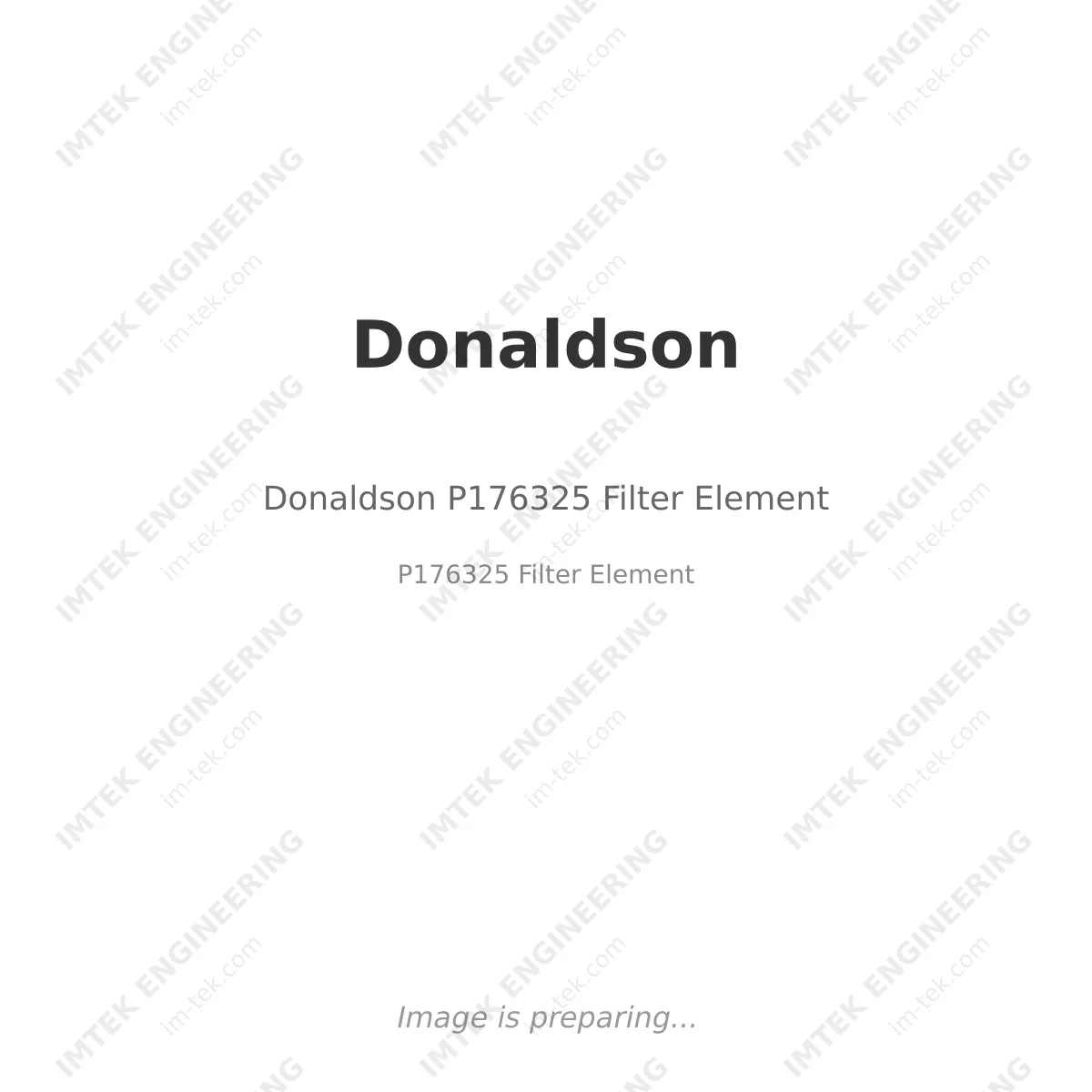 Donaldson Donaldson P176325 Filter Element - P176325 Filter Element