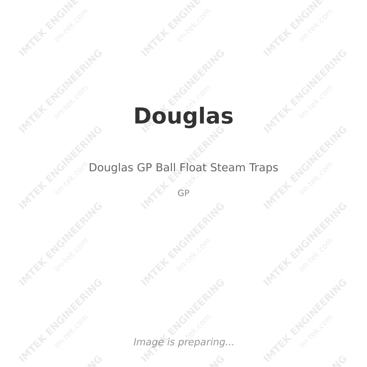 Douglas Douglas GP Ball Float Steam Traps - GP