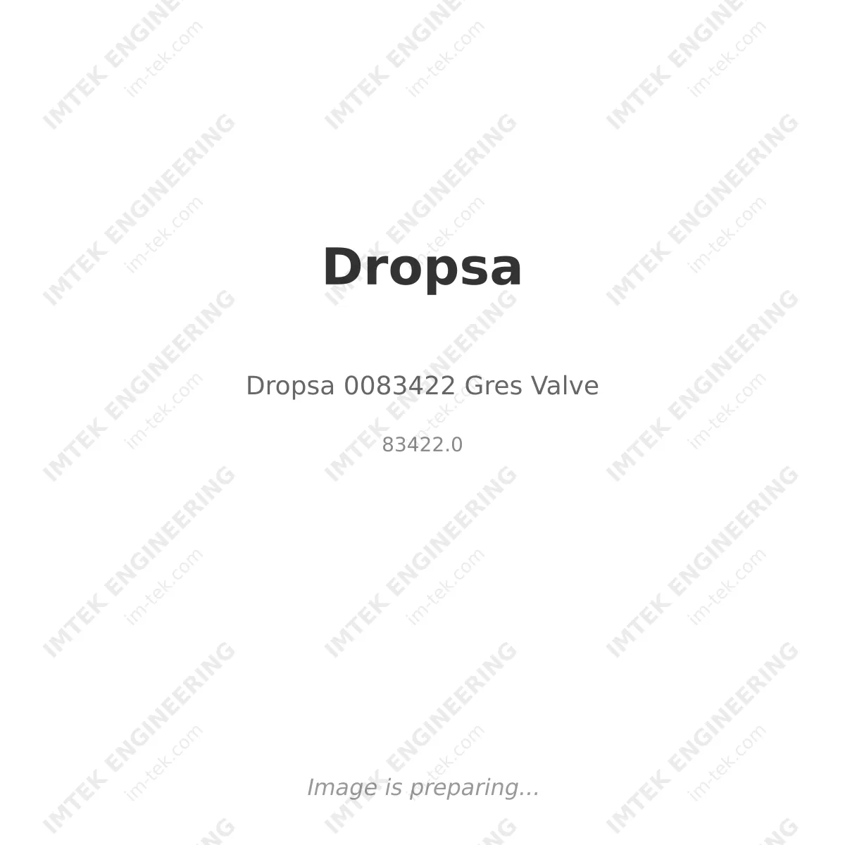Dropsa Dropsa 0083422 Gres Valve - 83422.0