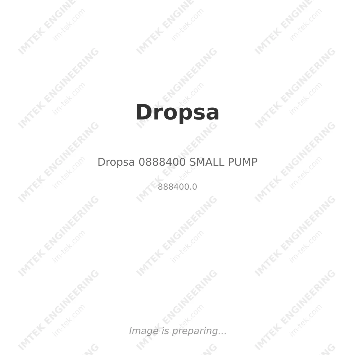 Dropsa Dropsa 0888400 SMALL PUMP - 888400.0