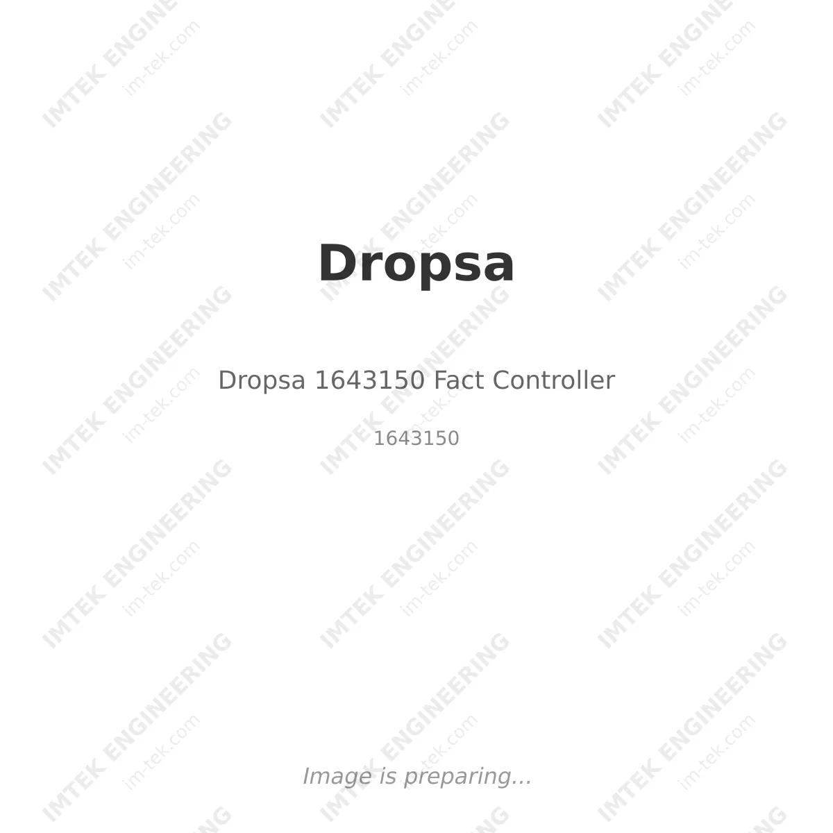 Dropsa Dropsa 1643150 Fact Controller - 1643150