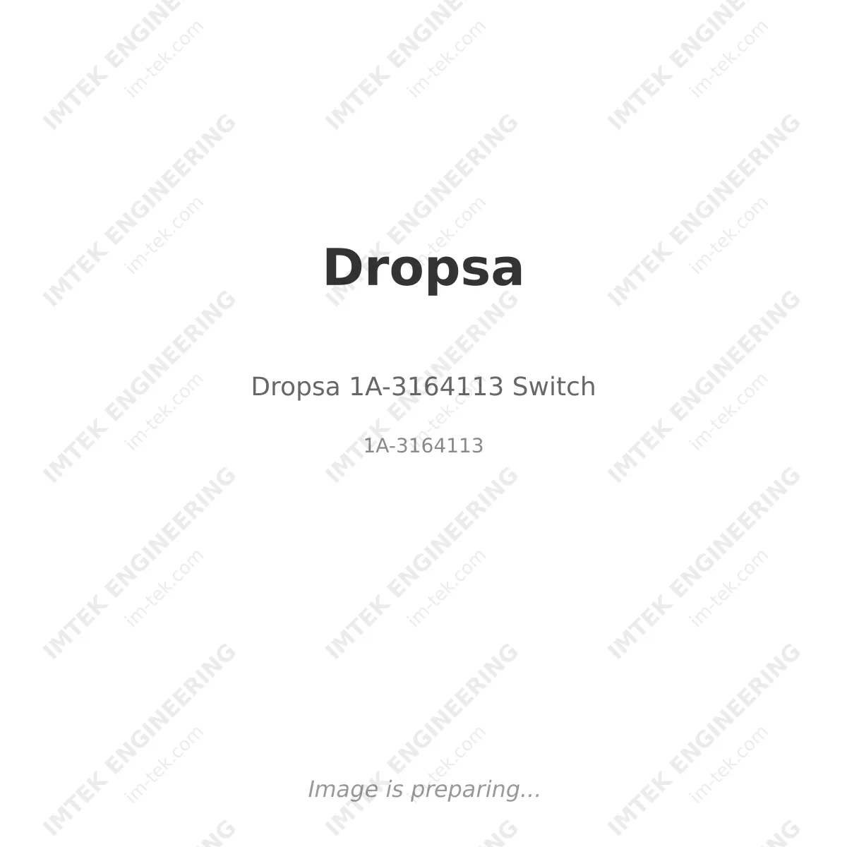 Dropsa Dropsa 1A-3164113 Switch - 1A-3164113