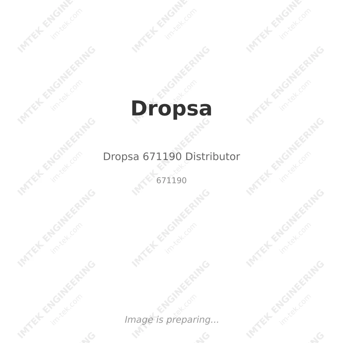 Dropsa Dropsa 671190 Distributor - 671190