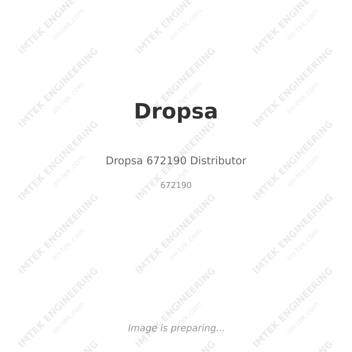 Dropsa Dropsa 672190 Distributor - 672190