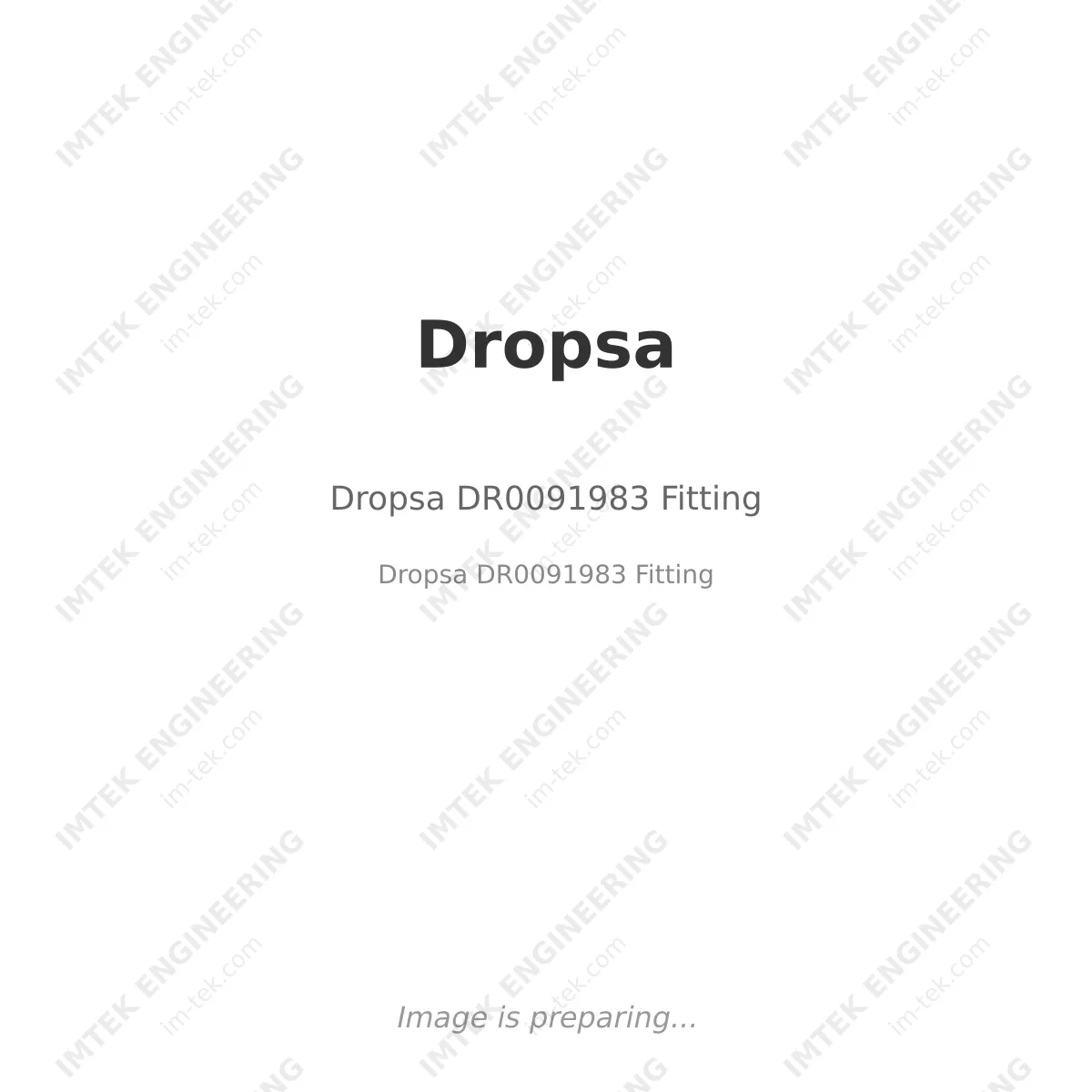 Dropsa Dropsa DR0091983 Fitting - Dropsa DR0091983 Fitting