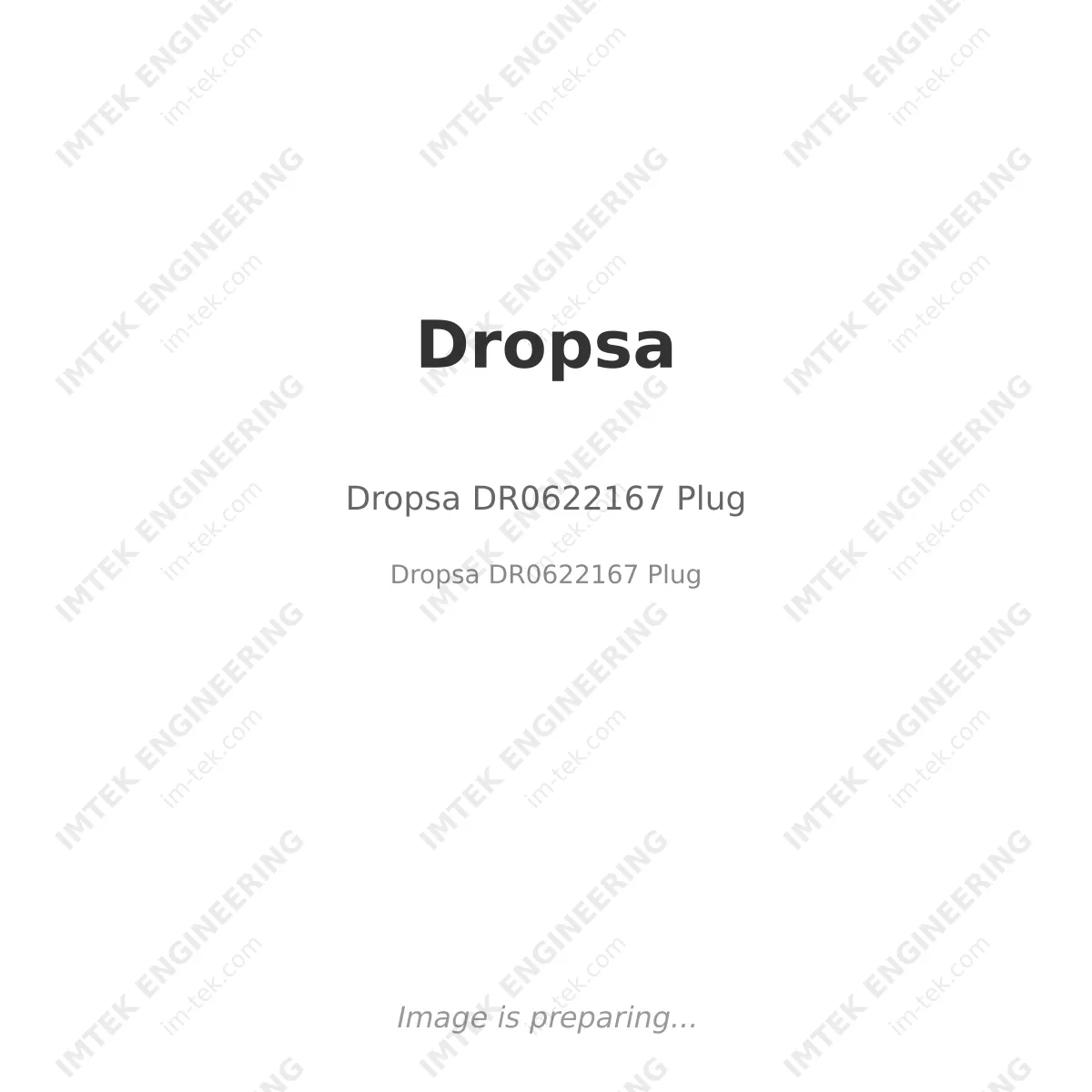 Dropsa Dropsa DR0622167 Plug - Dropsa DR0622167 Plug