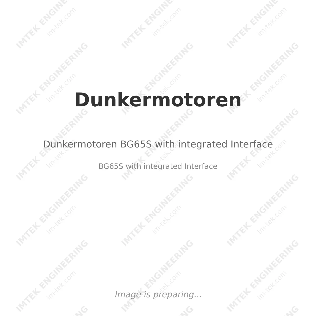 Dunkermotoren Dunkermotoren BG65S with integrated Interface - BG65S with integrated Interface