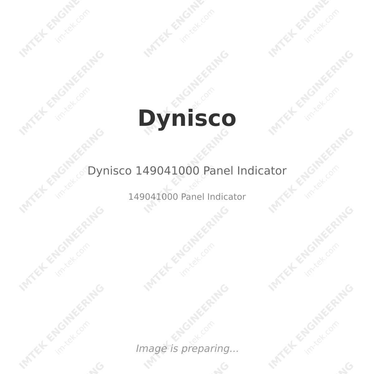 Dynisco Dynisco 149041000 Panel Indicator - 149041000 Panel Indicator