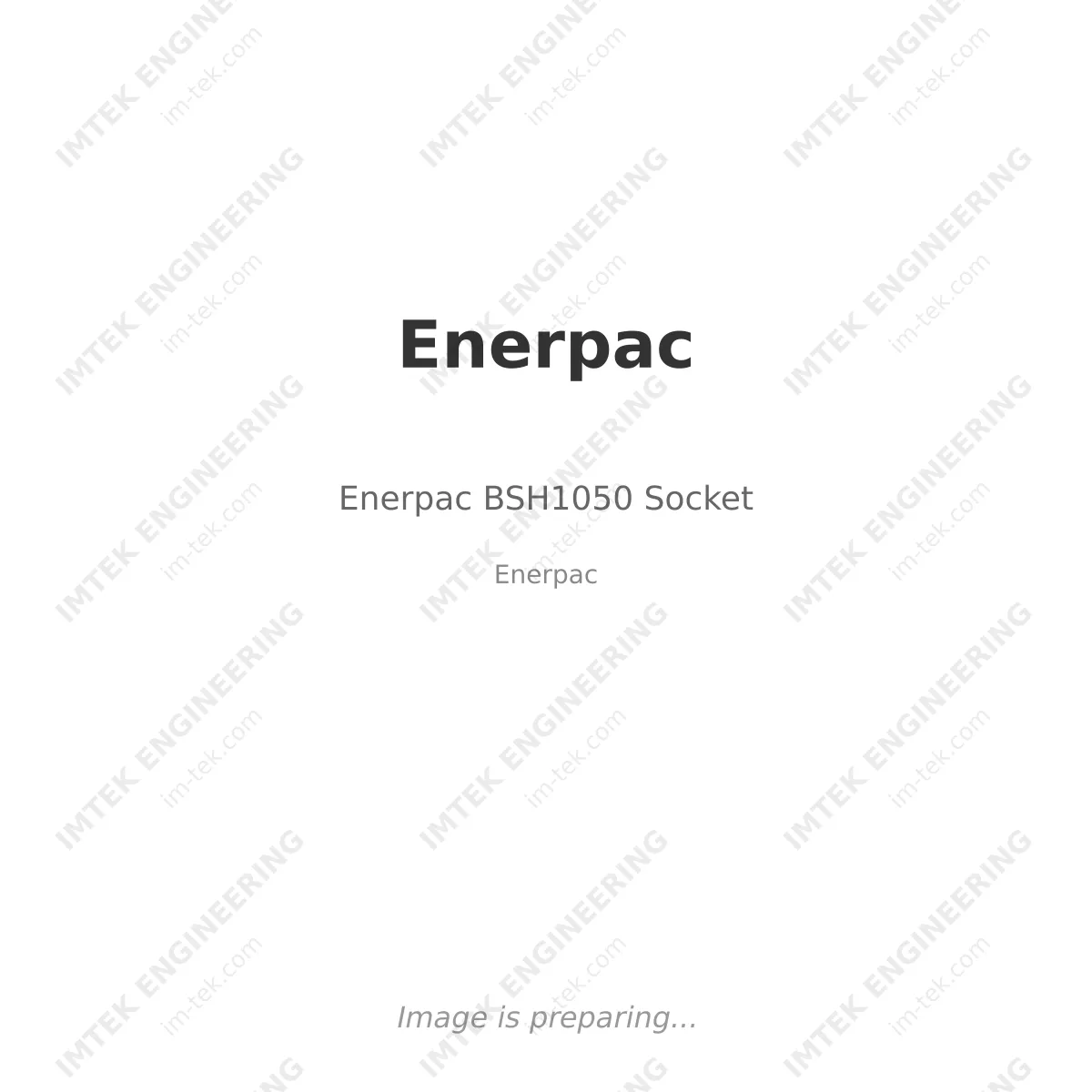 Enerpac Enerpac BSH1050 Socket - Enerpac