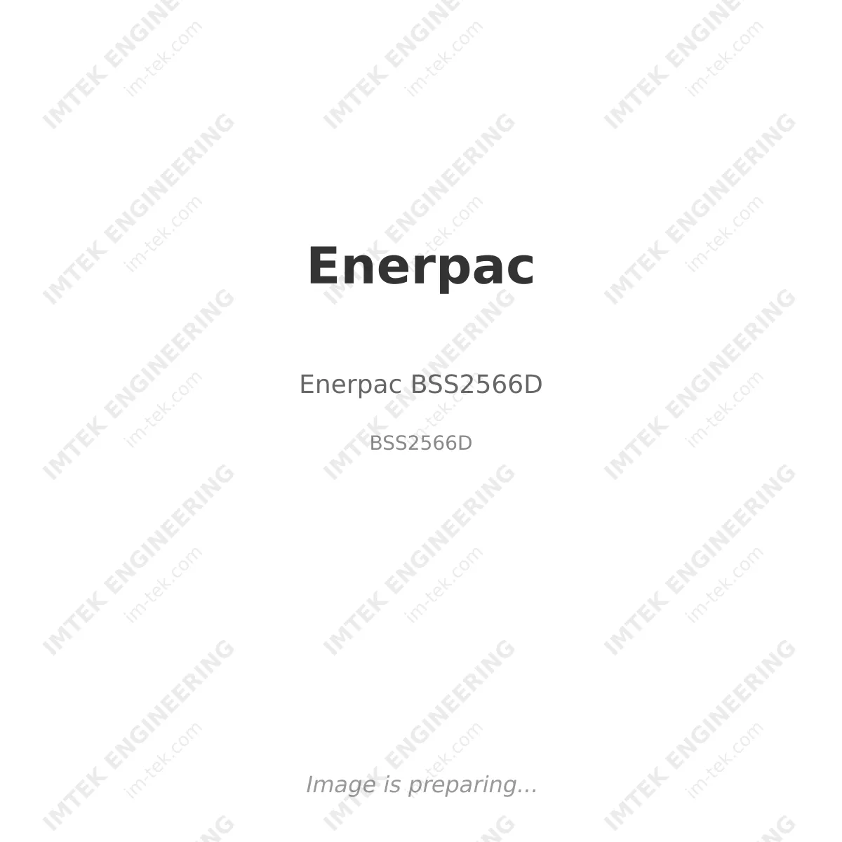 Enerpac Enerpac BSS2566D - BSS2566D