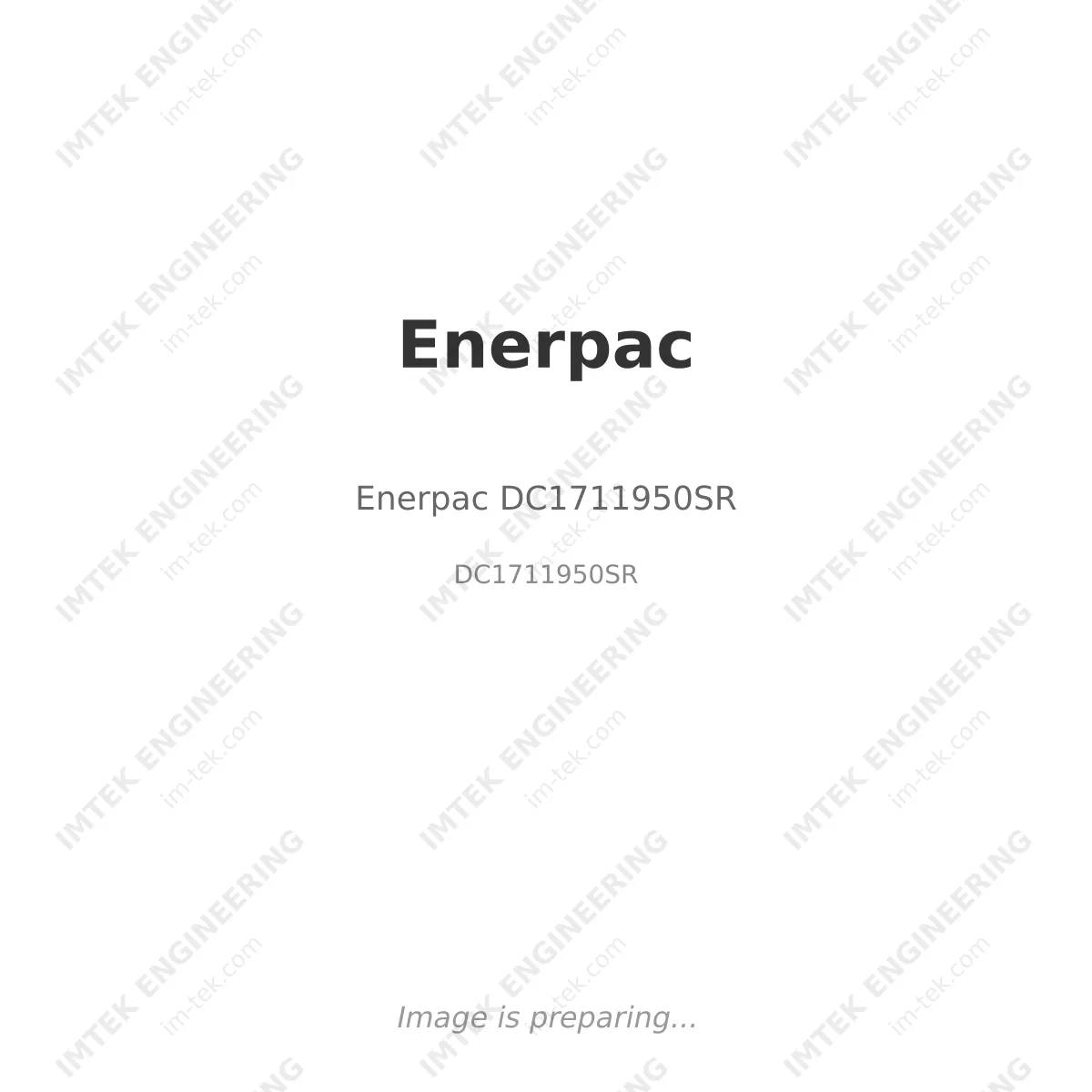 Enerpac Enerpac DC1711950SR - DC1711950SR