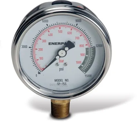Enerpac Enerpac GP15S Hydraulic Pressure Gauges - GP15S Hydraulic Pressure Gauges