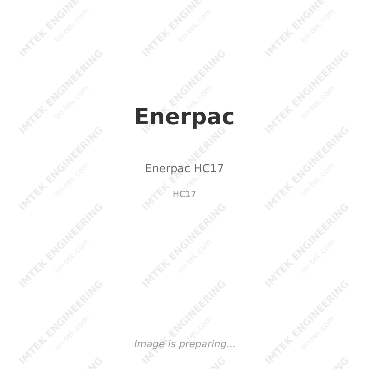 Enerpac Enerpac HC17 - HC17