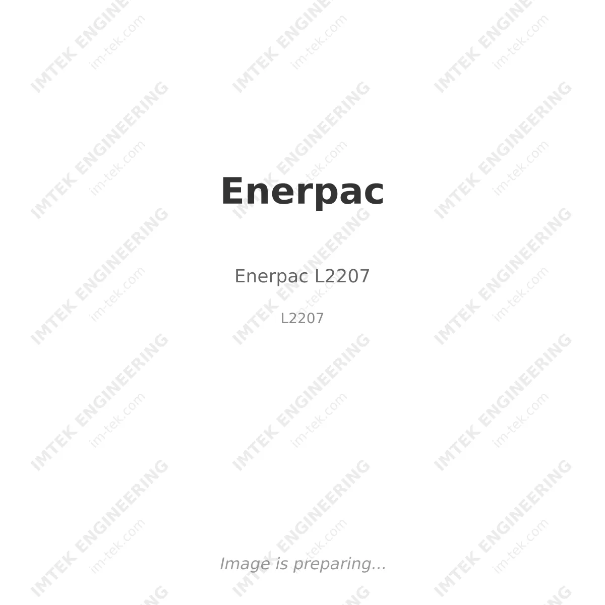 Enerpac Enerpac L2207 - L2207