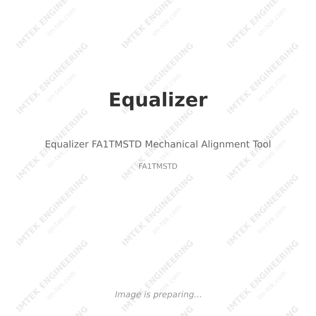 Equalizer Equalizer FA1TMSTD Mechanical Alignment Tool - FA1TMSTD