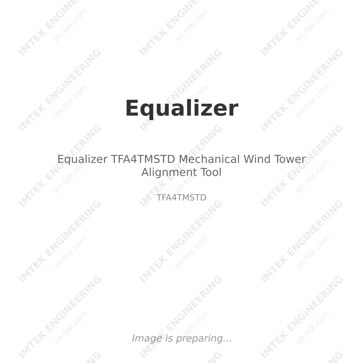 Equalizer Equalizer TFA4TMSTD Mechanical Wind Tower Alignment Tool - TFA4TMSTD