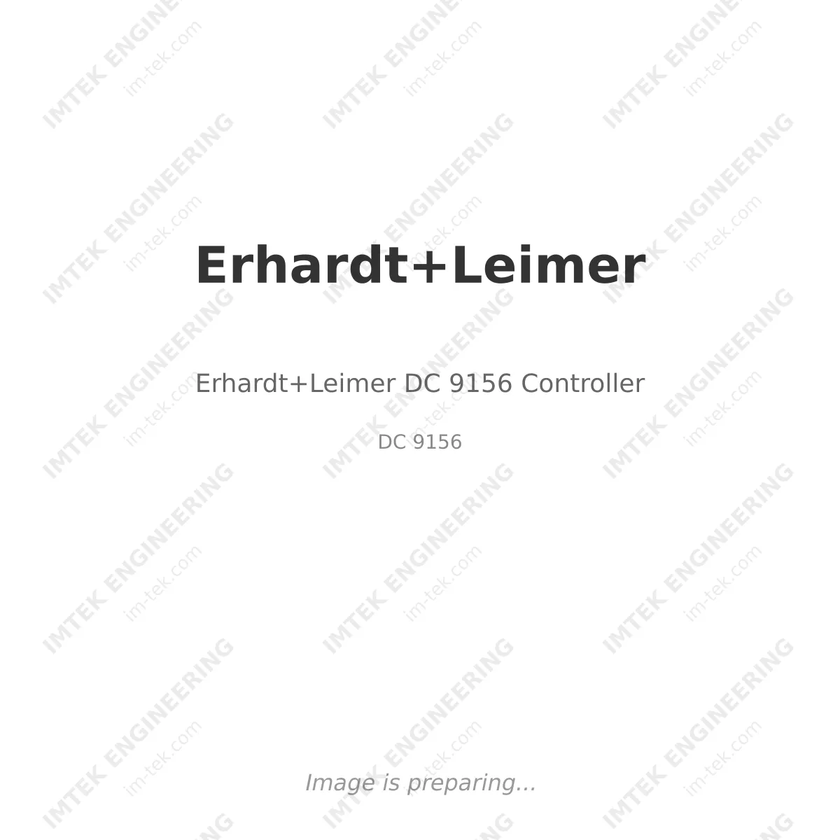 Erhardt+Leimer Erhardt+Leimer DC 9156 Controller - DC 9156