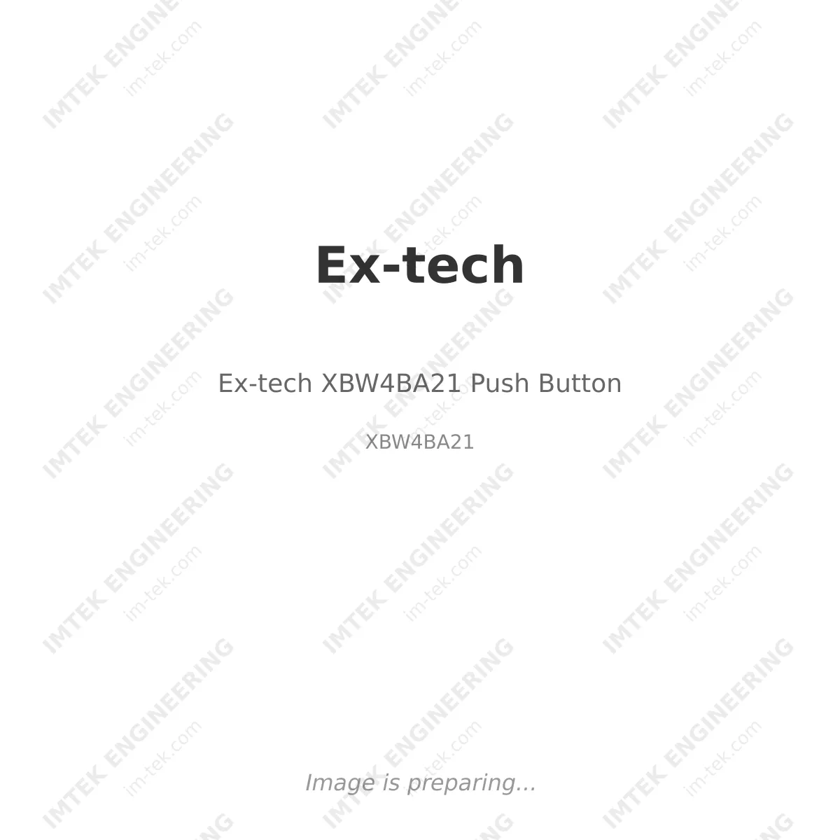 Ex-tech Ex-tech XBW4BA21 Push Button - XBW4BA21